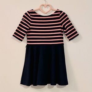 POLO Ralph Lauren little girls dress size 4/4T pink and navy blue